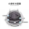 ソリッドカラー日本の白人ユニセックス学生学校バッグ大型バックパック防水衝撃吸収ラップトップバッグ240112