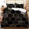 Honeycomb Hole Duvet Cover Set Geometric Print Twin Bedding Set Stereoscopic Dense Hole Warmly Queen Size Polyester Qulit Cover 240111