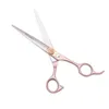 5.5 6 7 Japão aço de aço Profissional Scissors Scissors Rainnning Barber Scissors Definir tesouras de corte de cabelo 440C Tesoura 9105# 240112