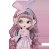 DBS DBS Blyth Doll 16 BJD anime مشترك الجسم الأبيض الجلد الوجه اللامت