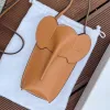 Qualité miroir Designer de mode pour femmes Sacs de téléphone d'éléphant Sacs de téléphone en cuir véritable Sac à main de luxe pour hommes Portefeuille avec bretelles Totes Mini pochette