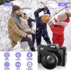Tassen Mini Digitale Camera 48mp 4k Vlogging Camcorder Compatibel voor Youtube 30fps Wifi 16x Zoom Videocamera's