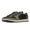 Travi Scotts 1 Basketballschuhe Jumpman 1s Männer Frauen Golf Olive Black Phantom Reverse Mocha Wolf Grey UNC Voodoo Damen Herren Trainer Outdoor-Sneaker Olive Traviss 1