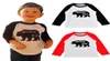 Новая весенне-осенняя футболка Ins для маленьких детей с героями мультфильмов и буквами, хлопковые топы с длинными рукавами для мальчиков и девочек, футболки, детская одежда, футболки6946170
