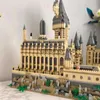 블록 6000+PCS MOC 미니 빌딩 블록 세트 세트 벽돌 장난감 선물 어린이 Ldren 성인 마이크로 크기 마법 호그와트 Castlevaiduryb