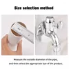 Kitchen Faucets 1PC Self-Adhesive Stainless Steel Faucet Decorative Cover Water Pipe Wall Covers Connector Caps Valve Ring Fitting