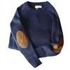 Maglione pullover da uomo Disegni patch moda oversize lavorato a maglia Harajuku streetwear spesso o collo pullover causali lana 240112