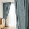 Cream Curtain for Living Room Dining Bedroom Home Door Decoration Semi-shading Bedroom Luxury Thick Cotton Linen Modern Window 240111