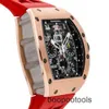 Relógios de luxo Réplicas Richardmill Relógio Mecânico Automático Richadmill Rm011 Felipe Massa Chono Signatue Gold Men Watch Band Rm011 Aj Rg Wn-fk22