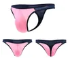 Külot 8pcs erkekler brifs seksi buz ipek alçak bel bikini erkek iç çamaşırı erkekler u dışbükey tangalı pantie