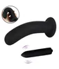 Smooth Anal Plug Bullet Vibrator med Suction Cup Vagina Massage Dildo Butt Plug Anal Prostate Massager Sex Toys For Woman Men Y186495286