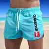 Mäns shorts Nya trendiga herrstrandshorts Summer Classic Male Seaside Fashion Shorts Daily Casual Sport Swimming Surfing Fitness Shortsl240111