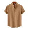 Camicie casual da uomo T-shirt Camicia a maniche corte da uomo Uomo Luxury 2024 Abbigliamento moda Camicette Polo in cotone hawaiano sociale