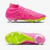 Fotbollsstövlar Soccer Star FG/MG Superfly9 Designer Shoe Youth Blast Luminous Dream Speed ​​6 25th Anniversary University Football Boot