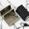 Multi-Slot Sunglasses Organizer Foldable Storage Box For Glasses Jewelry Eyeglasses Storage Case Portable Travel Glasses Case 240111