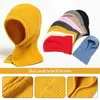 Unissex inverno quente mulheres homens cachecol capuz pescoço ciclismo chapéu de esqui tricô boné ao ar livre senhora cashmere gorro com capuz 240111