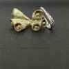 Amerikanischer Schmuckdesigner, Luxus-Modemarke, Hochzeit x Diamant-Ring, eingelegter Schnitt, Sterling 925 Silber für Damen, Geschenkringe