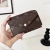 Luxury Leather Romy L حامل بطاقة Cover Cover Bus Bank Cases Mini Wallet Hi Quality Travel Leather ID Holder Holder Bases With Logo Box Man Woman 13.5x8.5cm