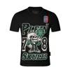 Plein Bear Trube Mens Designer Tshirts Brand одежда для одежды кафара-черепа Men футболка с круглой шей