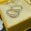 Bangle Bracelet Women Designer Letter Women's Bracelets Fashion Women's Round Earrings Key Earrings