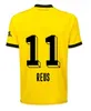 16-4XL Haller Football Jersey 23 24 25 Cup Reus 2023 2024 Borussia Football Top Nengelb Hummels Brandt Dortmond Reus Adeyemi Reyna Men's and Children's Special Set