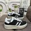 Fashion Designer Sneakers for Women Gaze-lle Bo-ld Thick Soled Casual Shoes Oudoor Designer Suede Leisure Shoe 23980