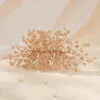 Headpieces Miallo Handmade Pearl Tiara Wedding Hair Comb Bridal Accessories For Women Combs Headpiece Ornaments