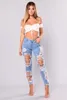 Dżinsy damskie 2024 Y2K Summer Fall Falled Blue Chudy Stretch Indie Street Hipster Denim Pencil Pants S-3xl Ubrania