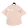 Дизайнерская футболка Bear Palm Angles Летняя мода Мужские женские футболки Топы с длинными рукавами Luxurys Letter Хлопковая одежда Угол с коротким рукавом Одежда Palm Angles Рубашка 908