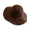 Chapeaux à large bord femmes chapeau de soleil souple casquette de plage d'été coton emballable pour voyage Casquette Femme Sombreros De Mujer Para