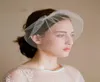 Vintage mariage mariée blanc cage à oiseaux voile visage bibi peigne coiffure accessoires de cheveux bandeau coiffure visage voiles bal Fash9229353