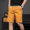 Men's Shorts Summer New Men's Shorts Casual Work Clothes Shorts Printed Solid Color Casual Straight Sports PantsL240111