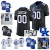 Custom Custom Kentucky College Football NCAA 150th Jersey Любое название № 6 Dane Key 16 Deuce Hogan 7 Barion Brown 18 Брэндон Уайт 26 Бенни Снелл младший 41 Джош Аллен