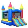 wholesale Customized Outdoor Mini Inflatable Jumping Castle Bouncer Bounce House Combination Entertainment Trampoline Children Kids Slide with blower 001