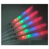 Led Gadget 28X1.75Cm Colorf Light Stick Flash Glow Cotton Candy Flashing Cone For Vocal Concerts Night Parties Dhs Drop Delivery Ele Dhv34