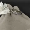 Amerikanischer Schmuckdesigner, Luxus-Modemarke, Hochzeit x Diamant-Ring, eingelegter Schnitt, Sterling 925 Silber für Damen, Geschenkringe