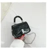 Evening Bags Party Small Square PU Shoulder Chains Hasp Alligator Handle For Ladies 2024 Fashion Bolsa De Ombro Corrente