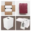 5/10 lager Eyelash Storage Box 4 Färger Makeup Organiser Eyelash Lim Palle Lashes Holder Grafting Eyelash Extension Tool 240112