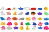 baby bath animal toy Swimming Pool Fun Playing sound Toy Infant Mini Rubber Educational duck frog dog sound Toys7038411