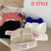 Winter Skullies Cute Women Long rabbit ears fox Crochet Knitted Hat Costume Beanie Hats christmas Gift Hip-hop Cap 240111