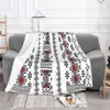 3D Print Kabyle Carpet Blankets Breathable Soft Flannel Winter Bohemia Amazigh Berber Throw Blanket for Couch Home Bed Gifts 240111