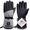 Winterhandschuhe Baumwolle Heizung Handwärmer Elektrische Thermohandschuhe Wasserdicht Snowboard Radfahren Motorrad Fahrrad Ski Outdoor 240112