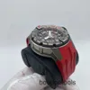 Richardmill İzler Otomatik kronograf ristwatches İsviçre yaptı Richadmill #034; Nane #034; RM028 Titanyum Dalış 47mm Açık Kadran F8L7