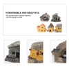 Garden Decorations 5sts Villa House Miniature Harts Landscape DIY For Home Accessories Aquarium (Random Color)