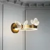 Nachtlichter Nordic Butterfly LED Wandleuchte Innenbeleuchtung für Zuhause Wohnzimmer Dekoration Nachttischlampen Bett Nachtlicht Neujahr Weihnachten YQ240112