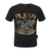 PLEIN BEAR T-SHIRT Hommes Designer T-shirts Marque Vêtements Strass PP Crânes Hommes T-SHIRT COL ROND SS SKULL Hip Hop Tshirt Top Tees 16788