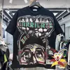 Men's T-Shirts Graffiti Fist Letter Print T shirt Men Women Saint Michael Tops Tee T-shirt T240112