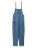 Graviditetskläder Löst Demin Maternity Strap Pant Gravid Rompers Trousers For Women Jeans Overalls Jumpsuit kläder 240111