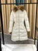 Piumino da donna Piumino firmato Giacche da donna Piumino leggero invernale con cintura Donna Elegante cravatta Lunga in cotone bianco Duck Parka Donna Donna z6