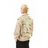 Men's Jackets Retro Desert Camouflage Cargo Jaets Poets Functional Camou Outwears Oversized High Street Fashion Baseball Jaet for Menyolq